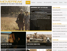 Tablet Screenshot of moviefreak.com